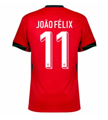 Portugal Joao Felix #11 Hemmatröja EM 2024 Kortärmad